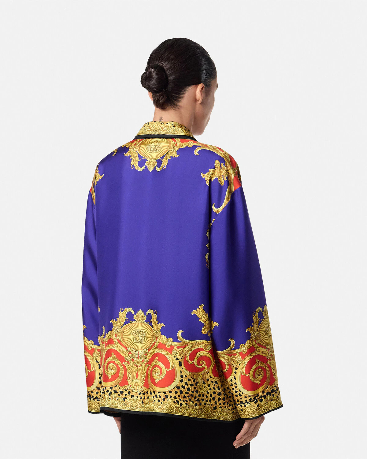 Cheetah Barocco Silk Shirt - 5