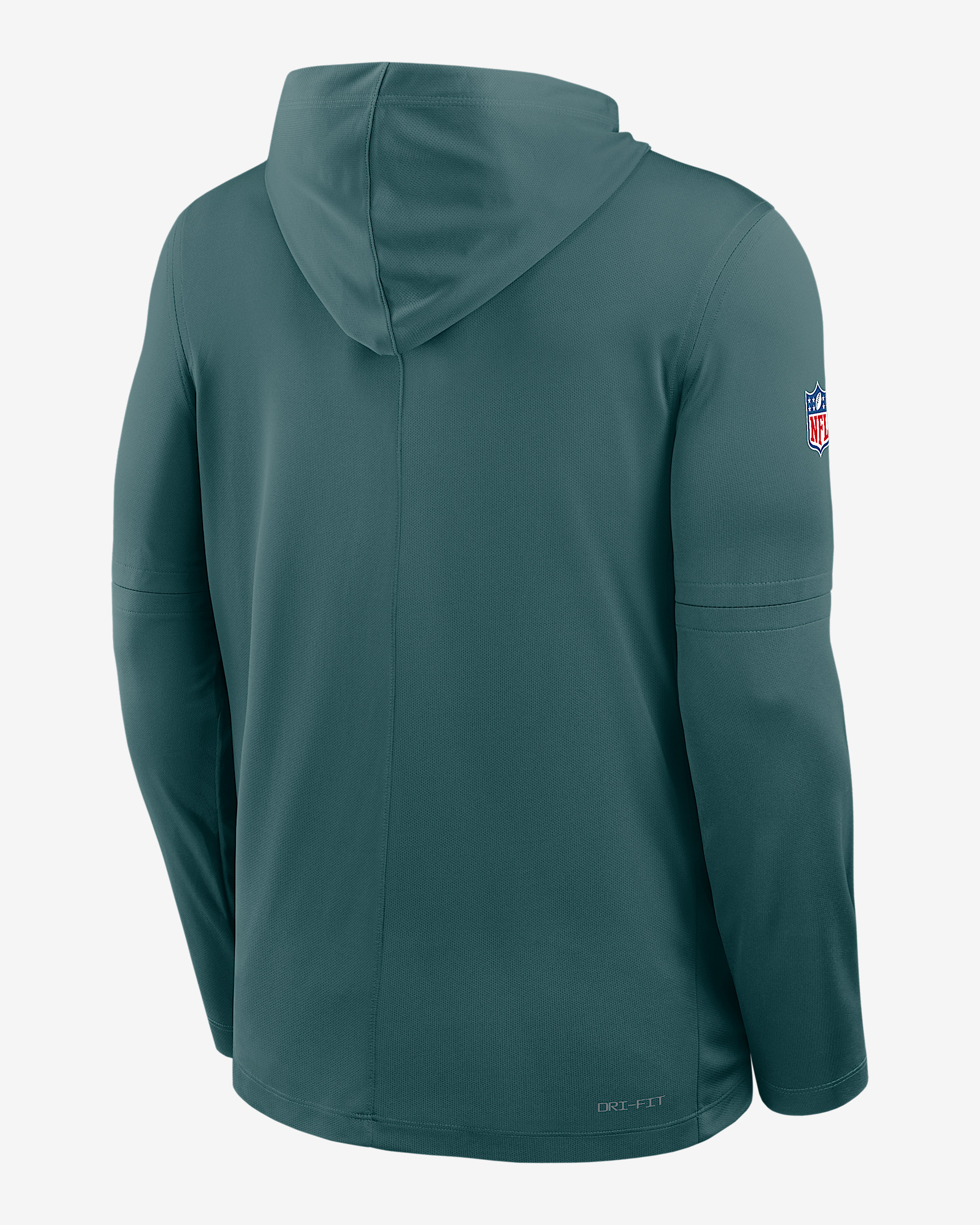 Philadelphia Eagles Pure Fury Sideline Men's Nike Dri-FIT NFL Long-Sleeve Hooded Top - 2