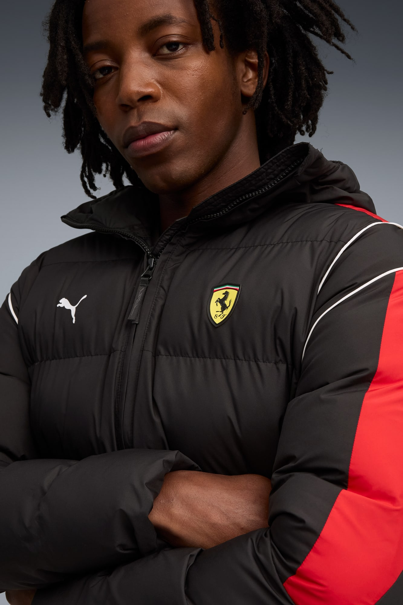 Scuderia Ferrari T7 Men's Puffer Jacket - 4