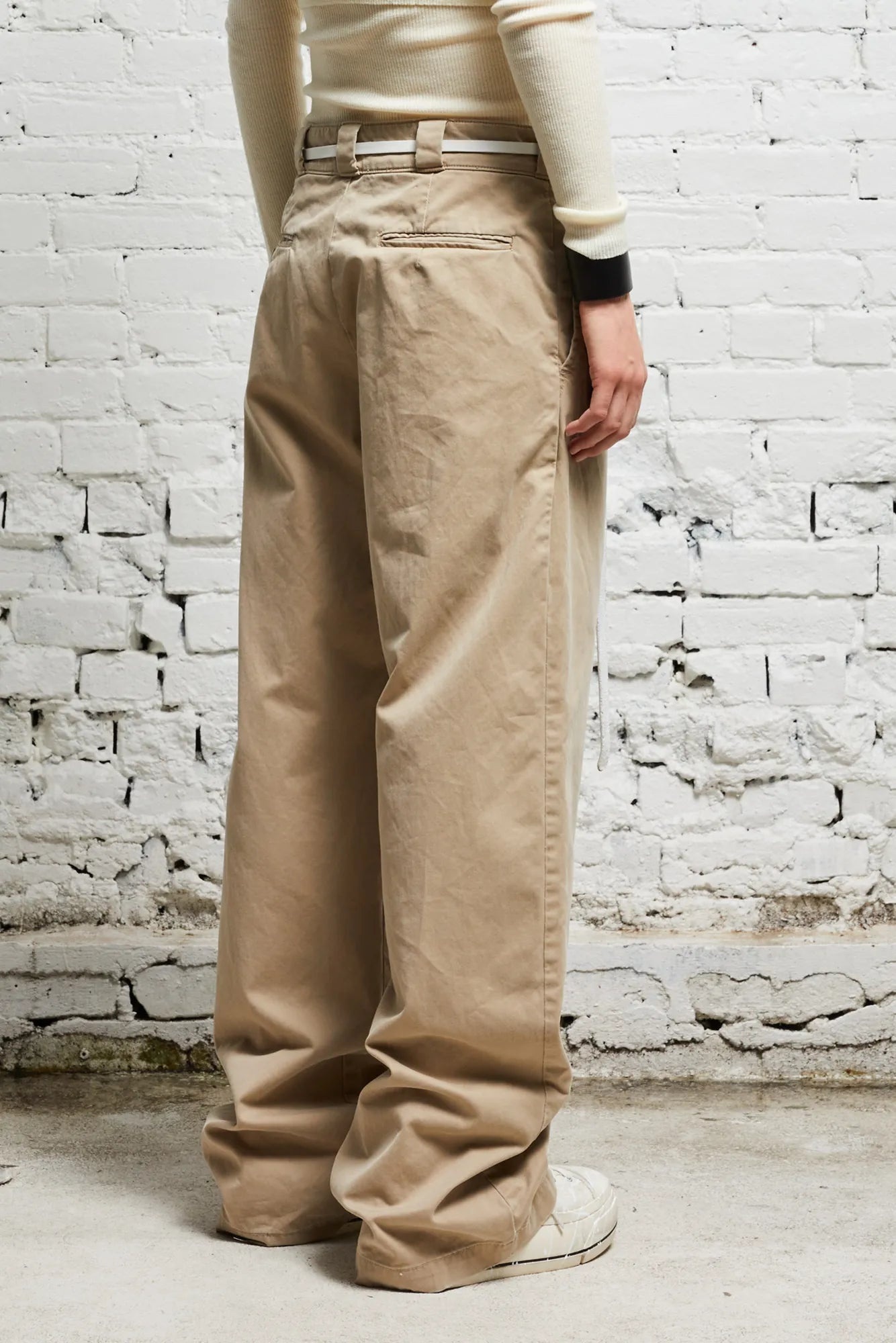 WIDE LEG SKATE PANT - KHAKI - 4