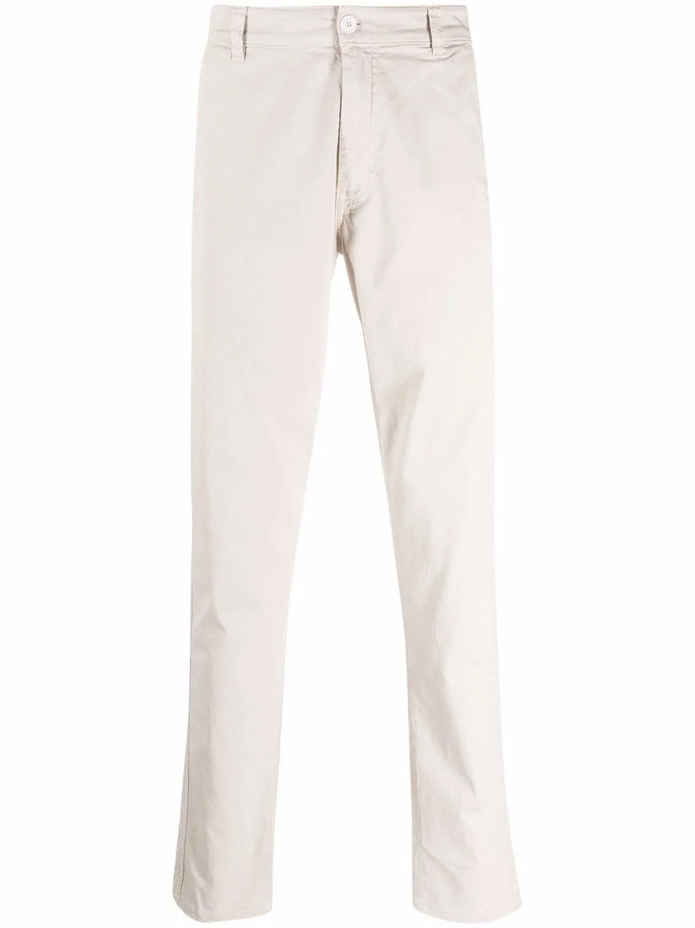 mid-rise straight-leg chinos - 1