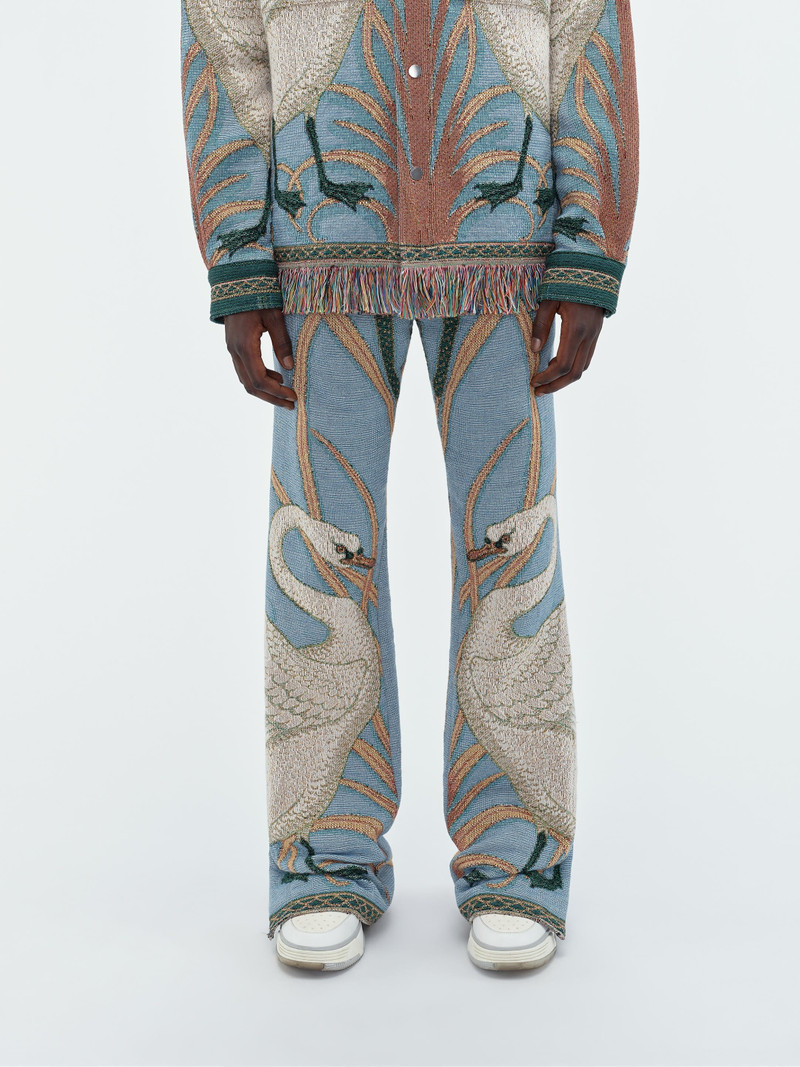 AMIRI SWAN TAPESTRY FLARE PANT outlook