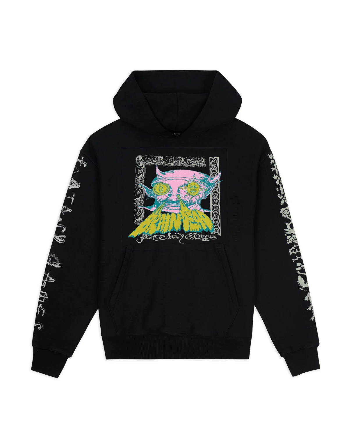 Brain Dead Fantasy Games Hooded Sweatshirt - Black - 1