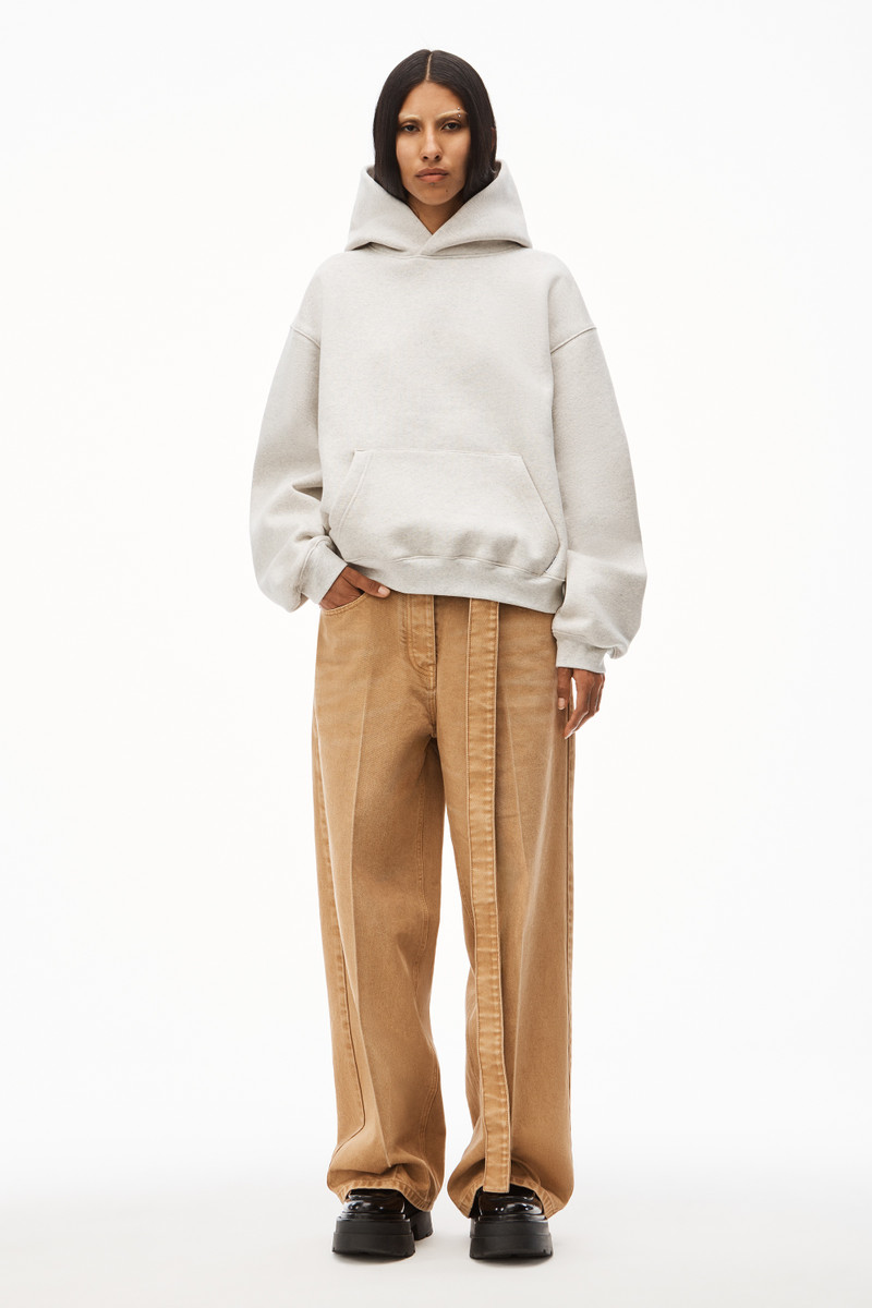 Alexander Wang HOODIE IN DENSE FLEECE outlook