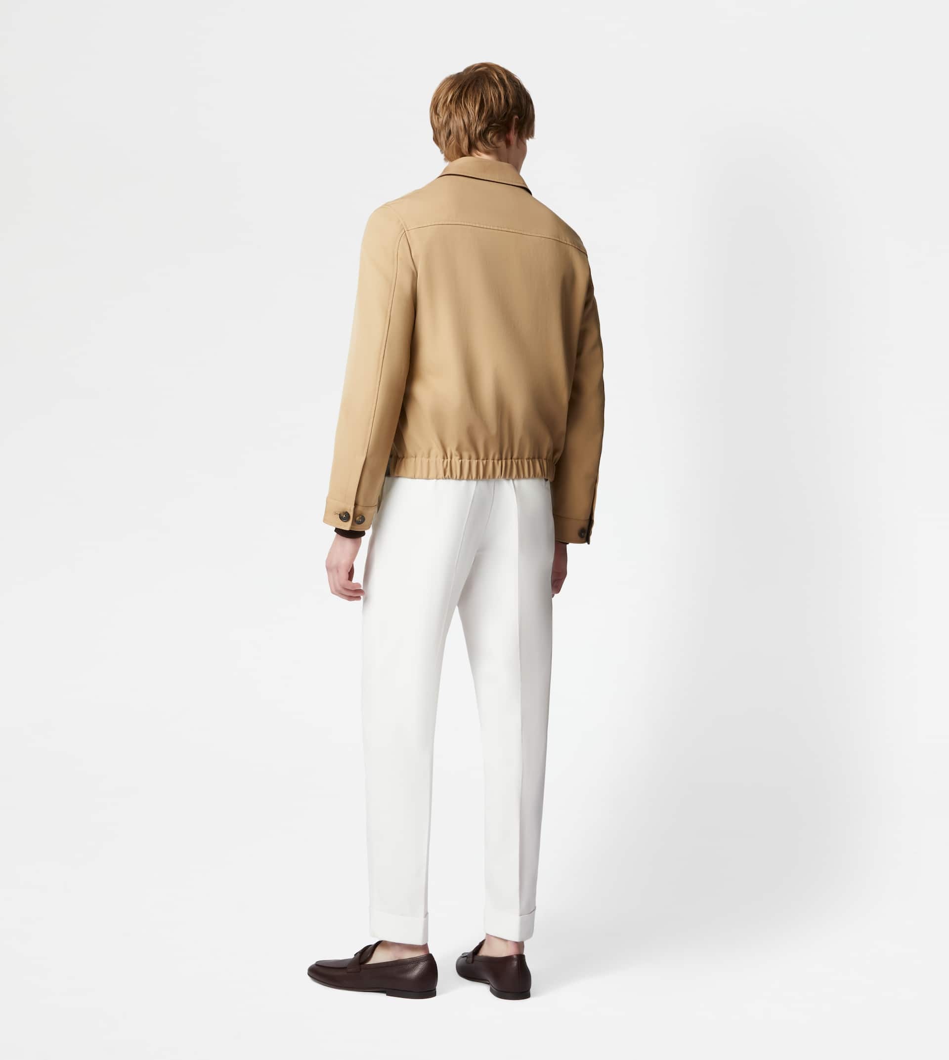BLOUSON JACKET - BEIGE - 3