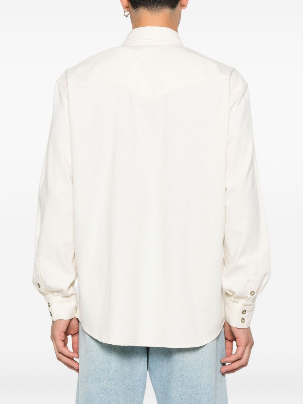 double-pocket cotton shirt - 4