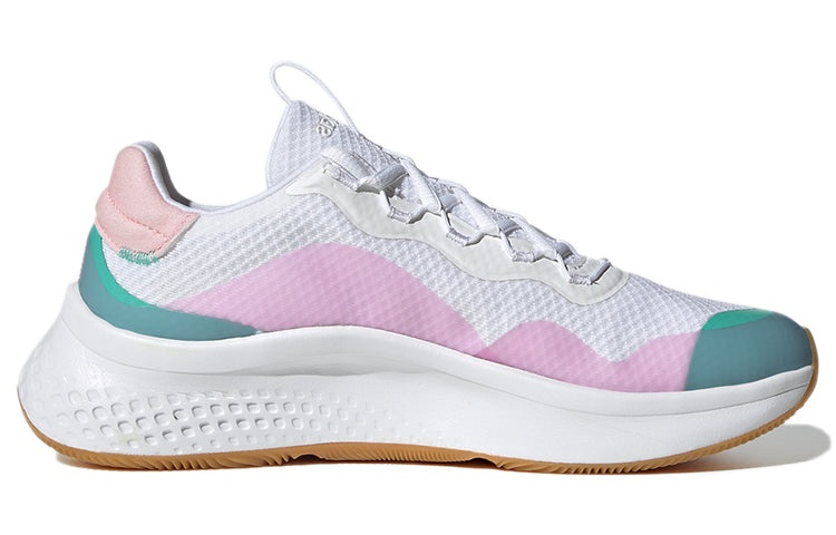 (WMNS) adidas Primrose Sleek 'White Pink Mist' FZ1937 - 2