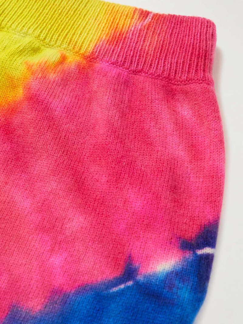 Rainbow Void Tie-Dyed Cashmere Sweatpants 5