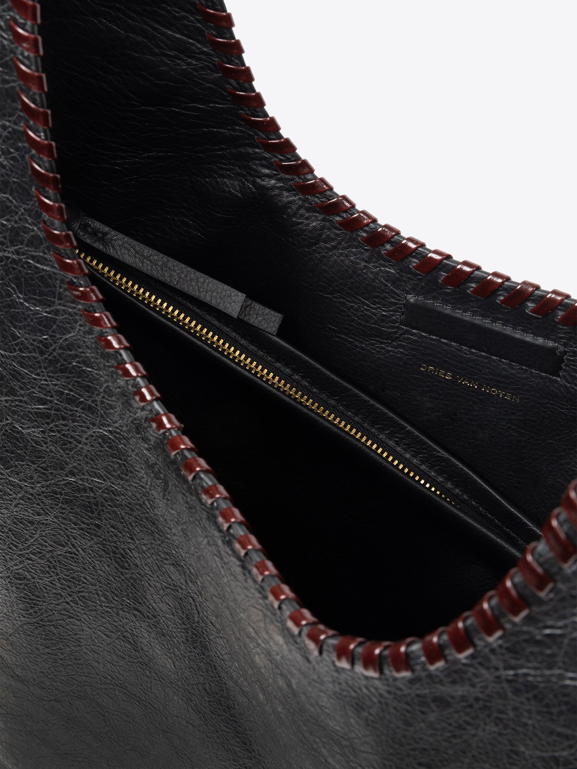 LARGE LEATHER TOTE BAG - 5