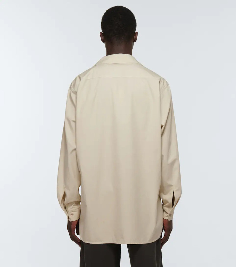 Cotton gabardine utility shirt 4
