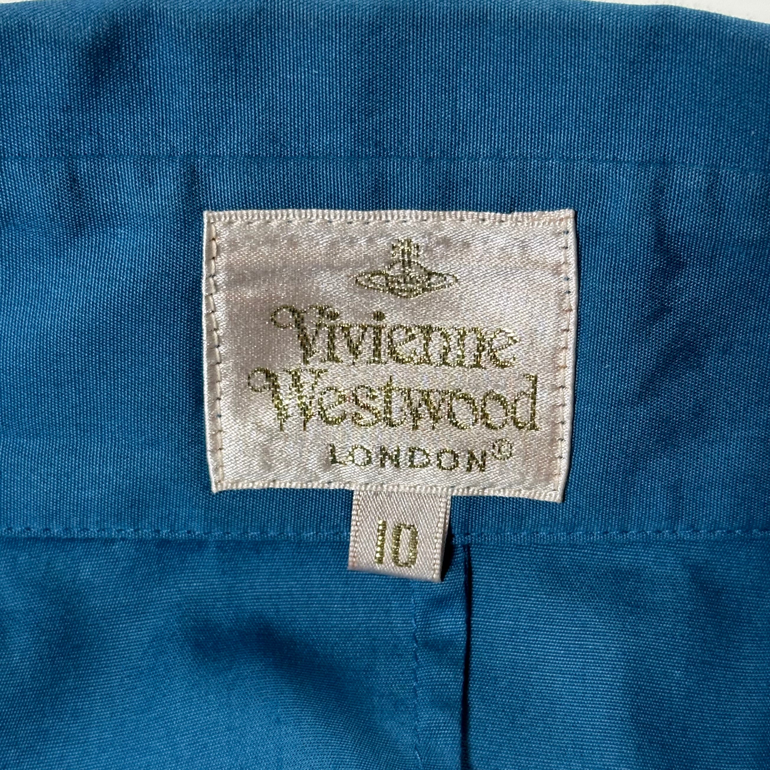 VIVIENNE WESTWOOD Spring Summer 1999 Short Sleeve Shirt with Orb Buttons - 5