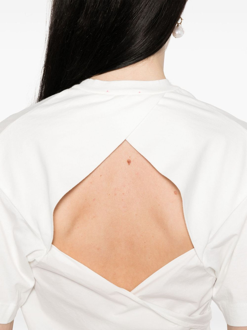 wrap-detail T-shirt 5