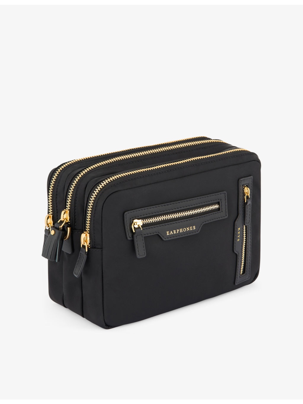 Trio recycled-nylon cross-body bag - 4