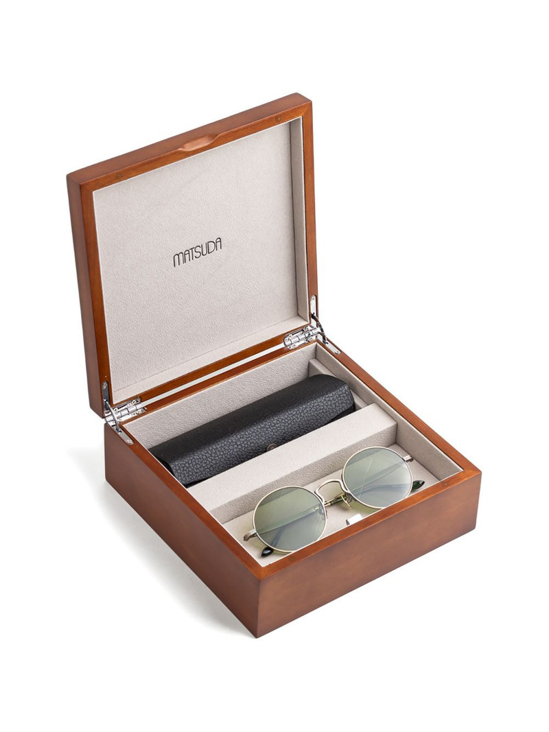 round-frame side-shield sunglasses 5