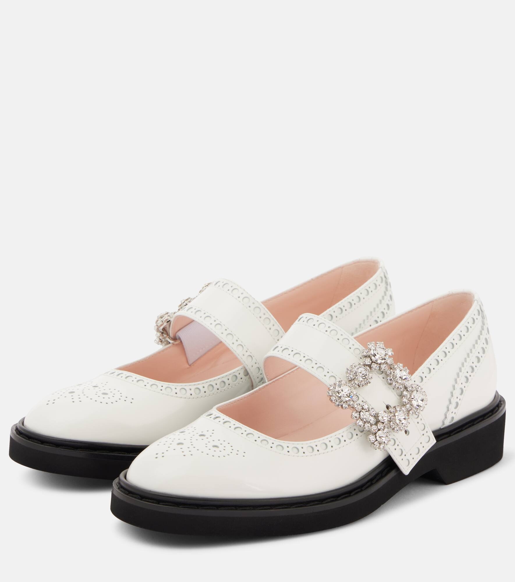 Viv' Rangers Flower leather Mary Jane flats - 4