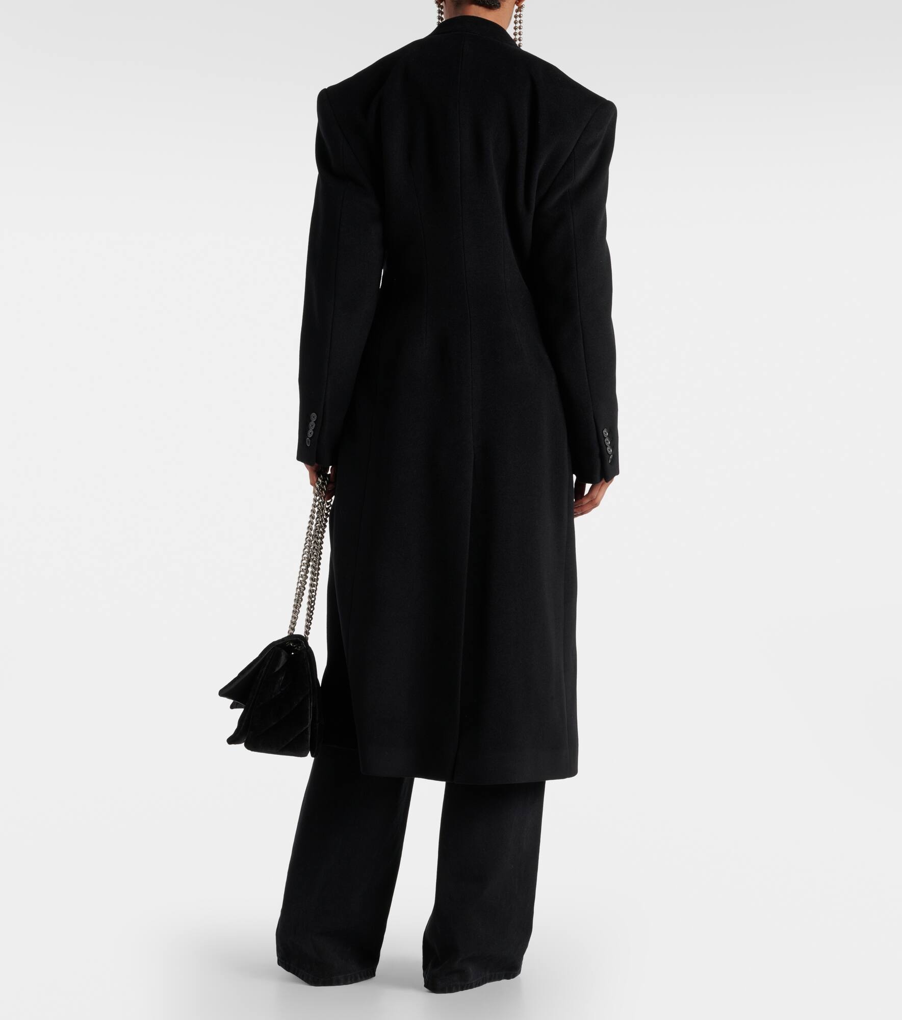 Cinched cashmere and wool coat - 3