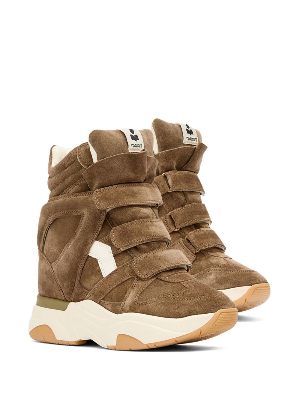 Balskee suede wedge high-top sneakers - 2