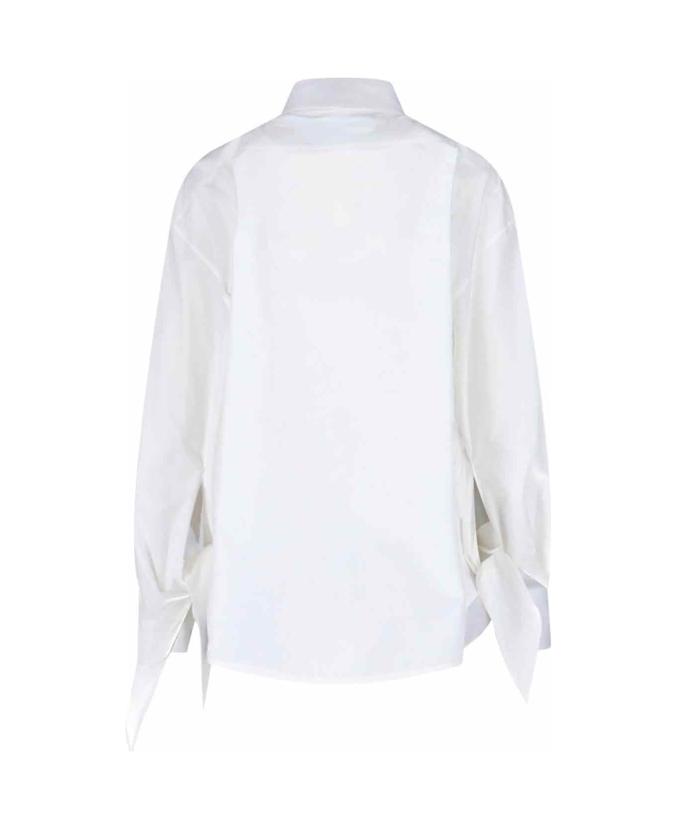 Shirt With Knotted Cuffs - 2