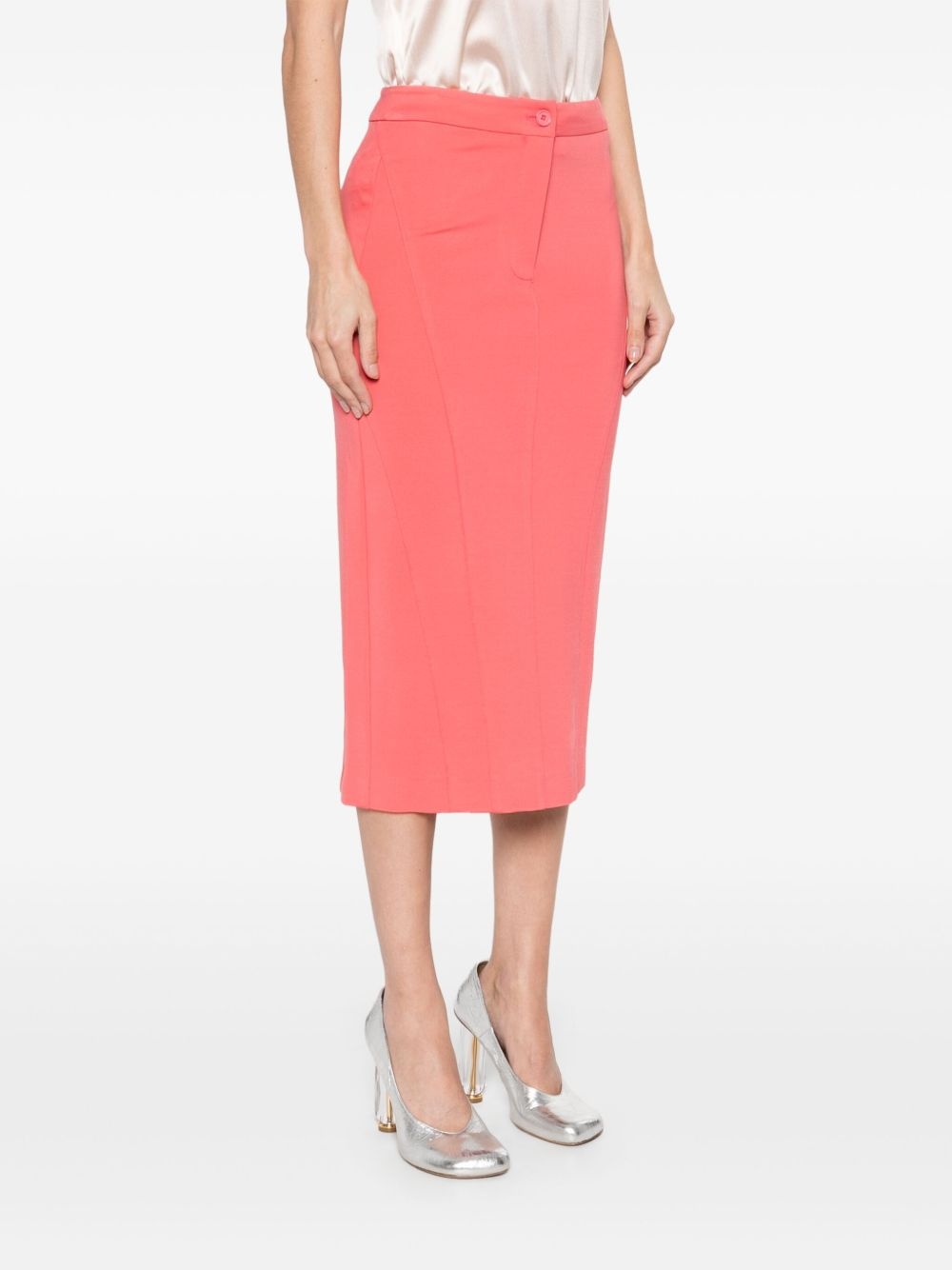 panelled midi skirt - 3