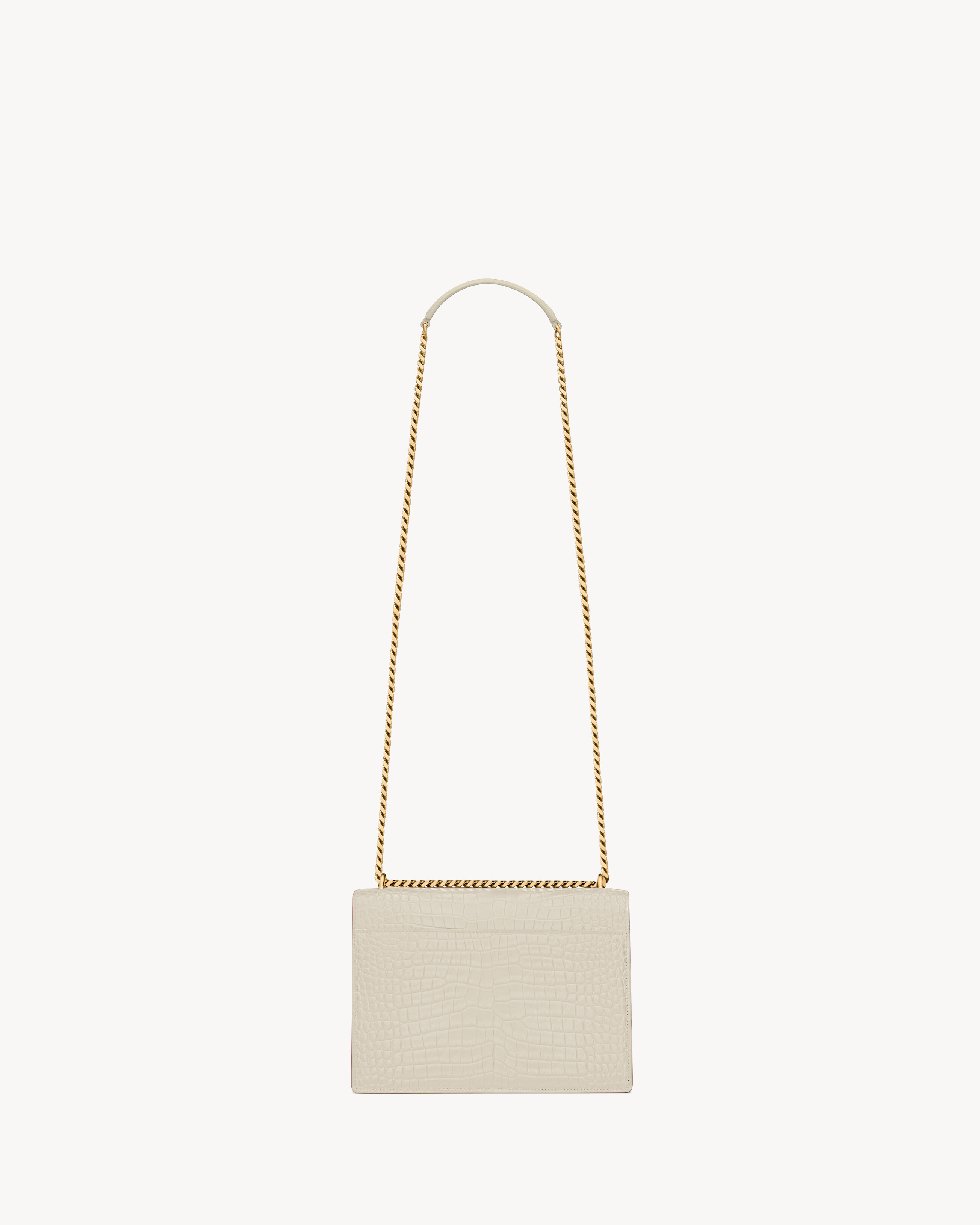 SUNSET MEDIUM IN CROCODILE-EMBOSSED LEATHER - 2