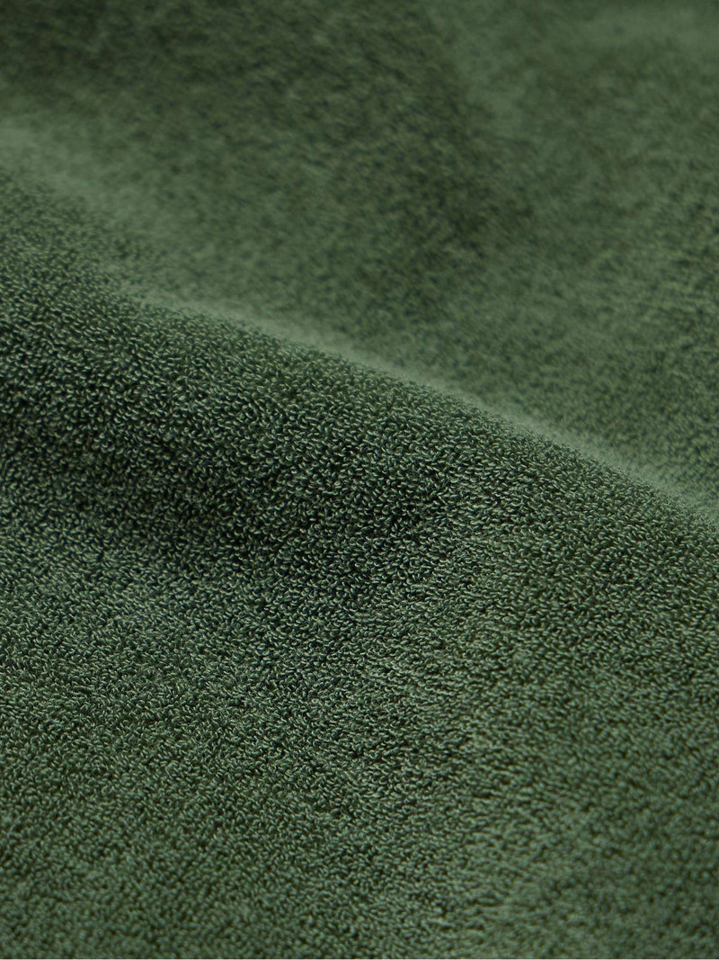 Logo-Embroidered Cotton-Blend Terry Polo Shirt 4