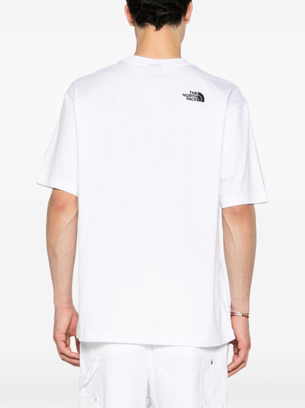 logo-embroidered cotton T-shirt - 4