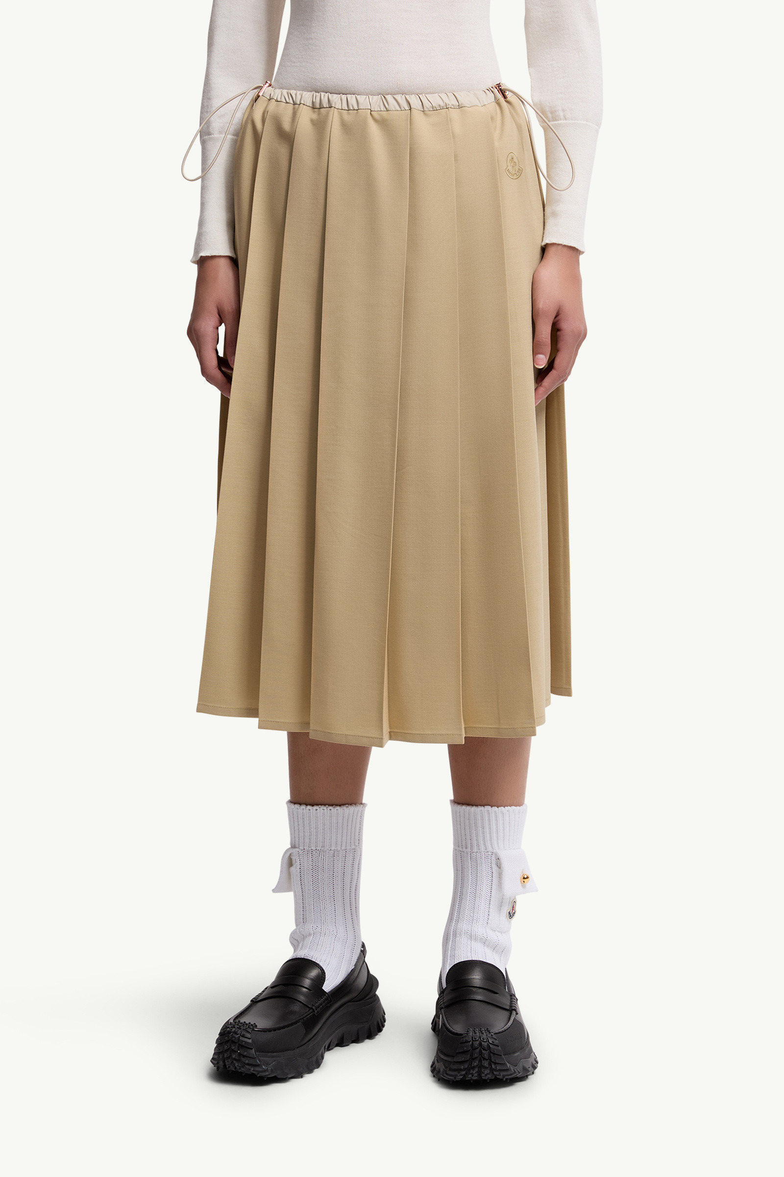 Pleated Midi Skirt - 3