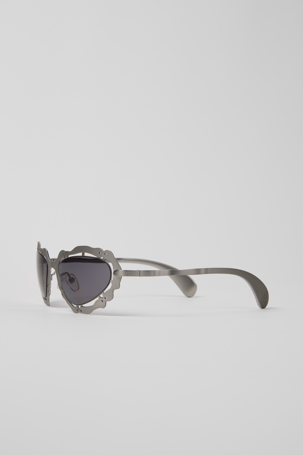 Silver Brushed NOPEA Metal Sunglasses - 3