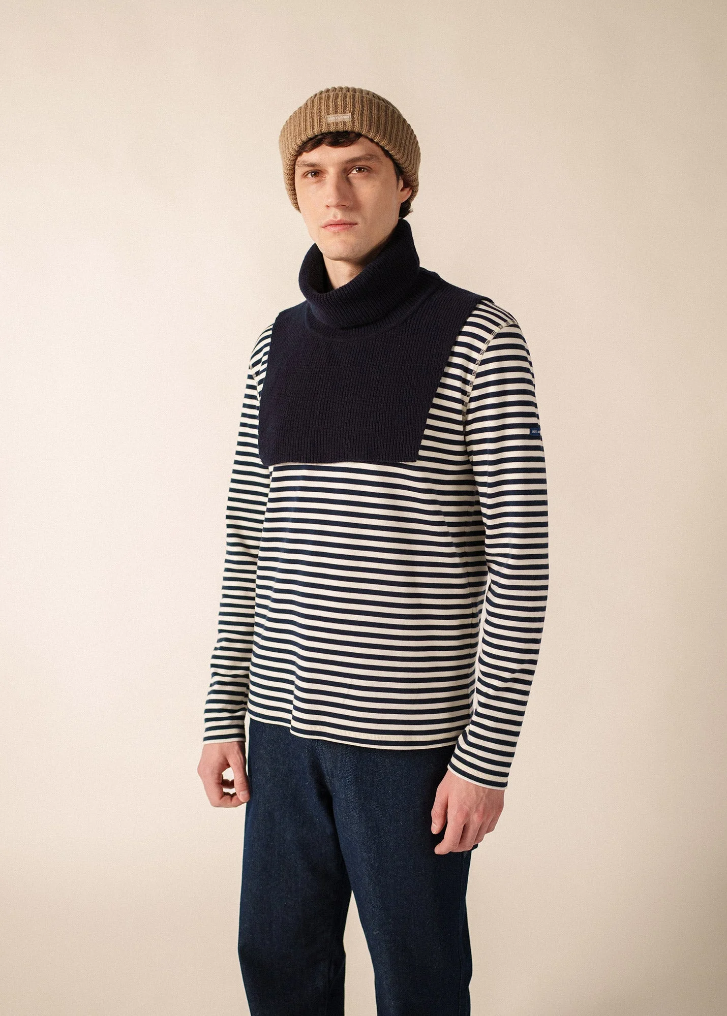 SCARF COLLAR in Wool - 1