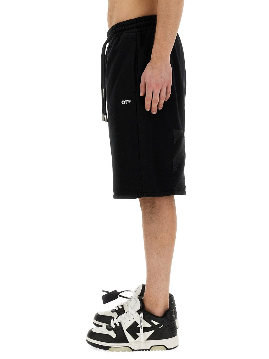 Off-White Men Bermuda With Logo - 4
