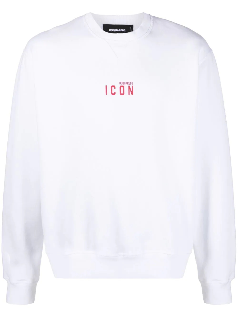 logo-print cotton sweatshirt - 1