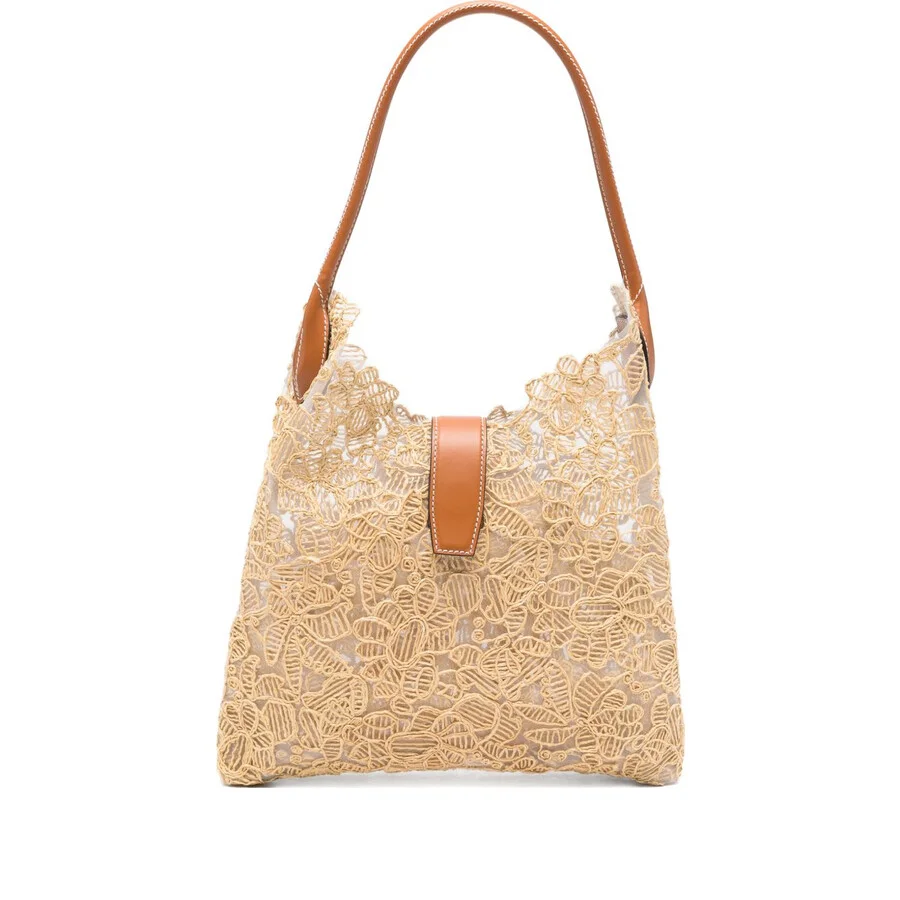 Ermanno Scervino Rafia Medium Hobo Bag - 1