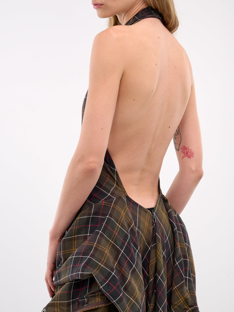 Inside-Out Waxed Jacket Dress 5