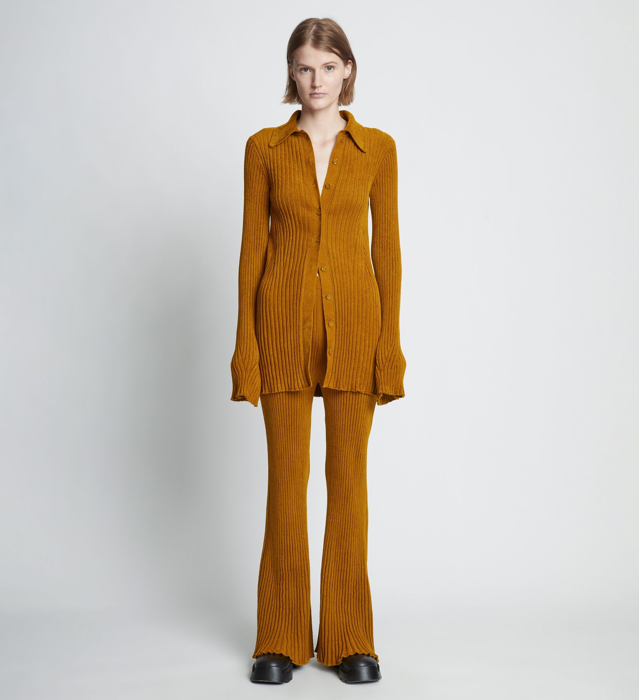 Velvet Rib Knit Pant - 2