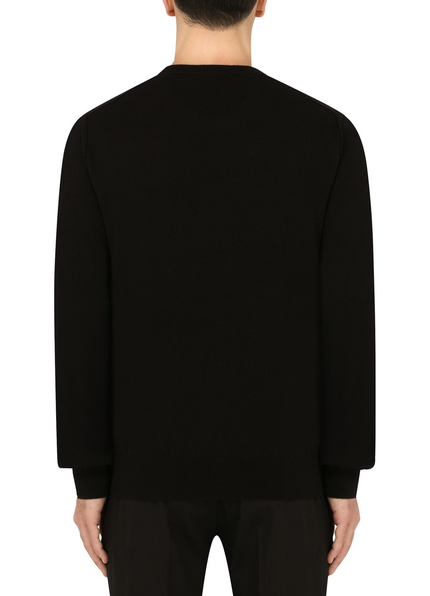 Cashmere round-neck sweater - 6