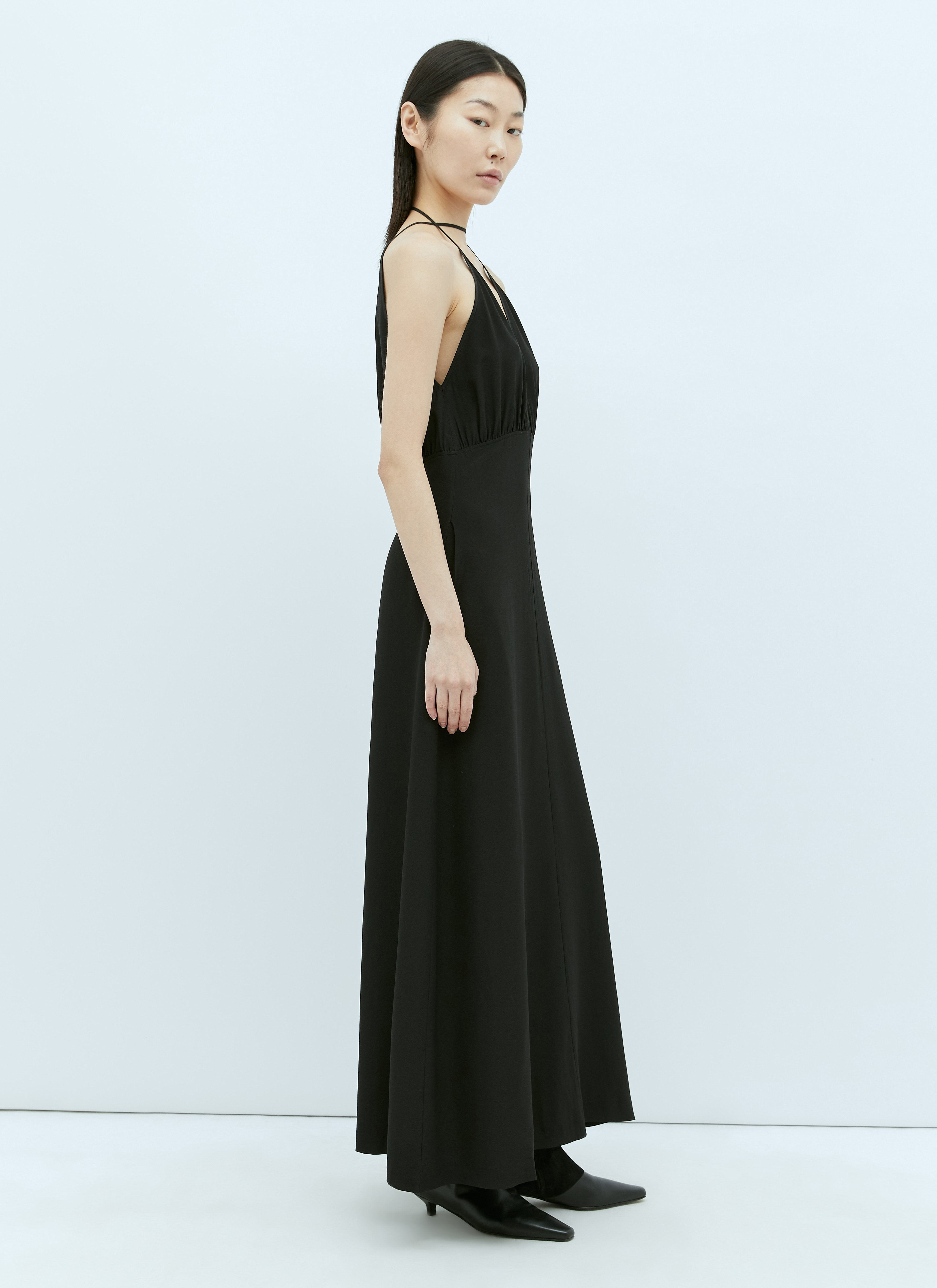 Toteme Women Double-Halter Silk Dress - 5