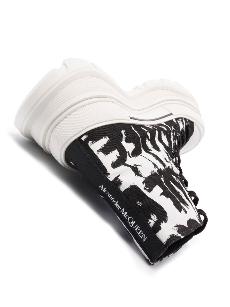 Treadslick graffiti-print sneakers - 2