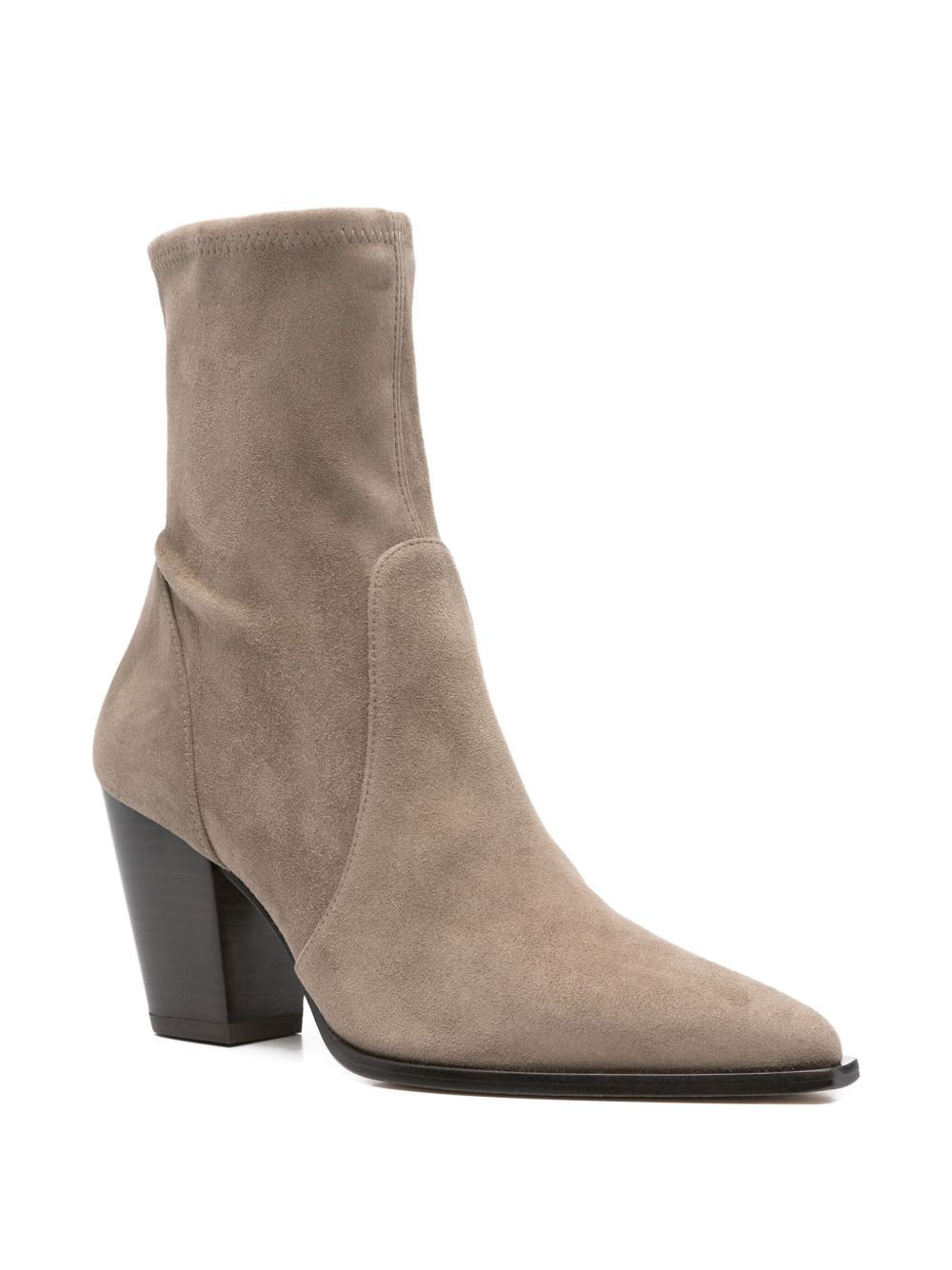80mm pointed-toe sock boots - 2