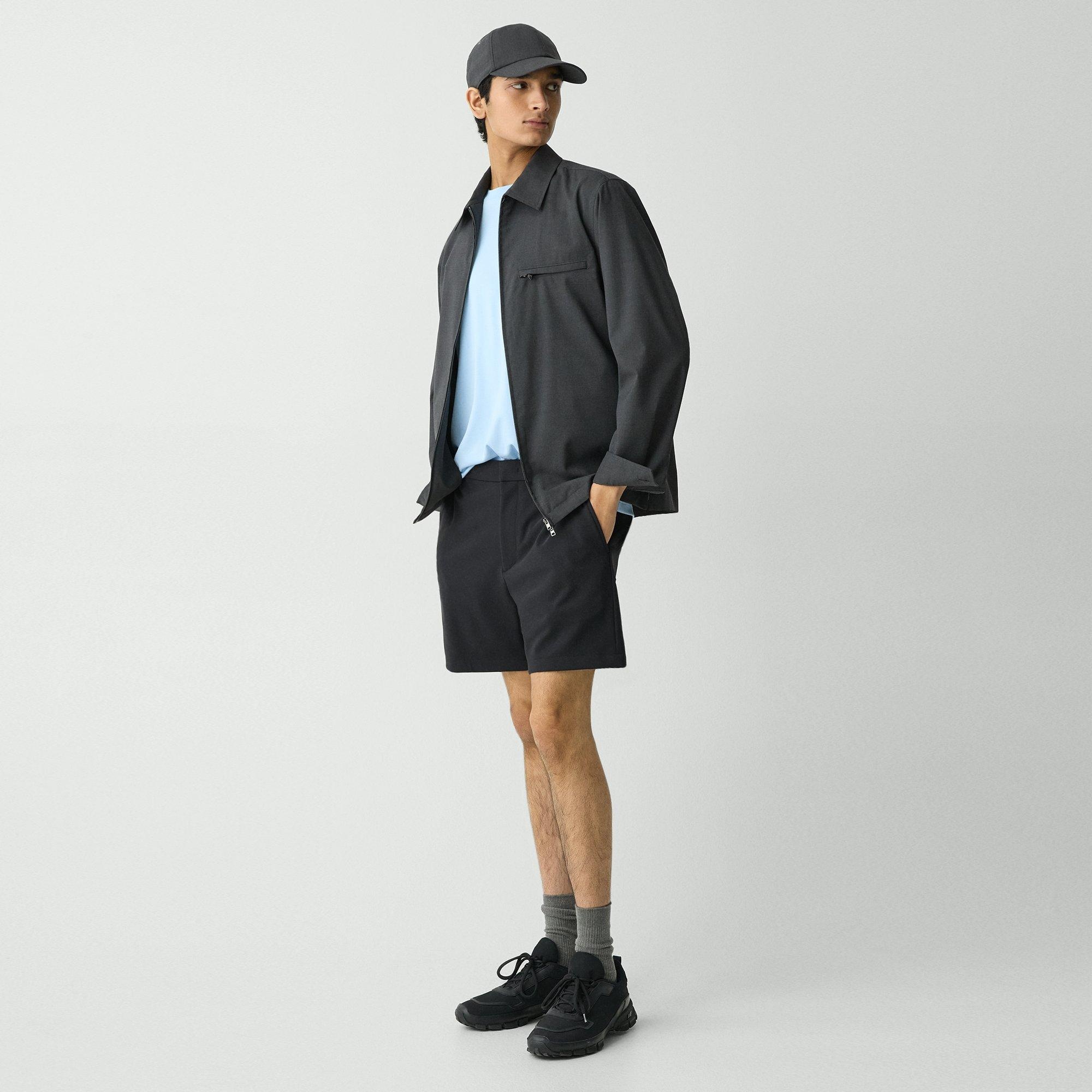 Curtis Drawstring Short in Precision Ponte - 3