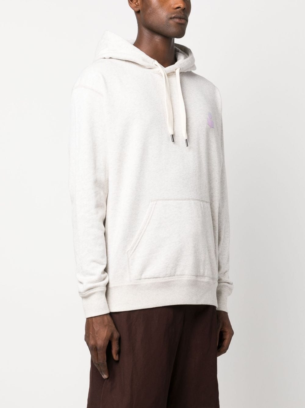 Malek logo-print hooded sweatshirt - 3