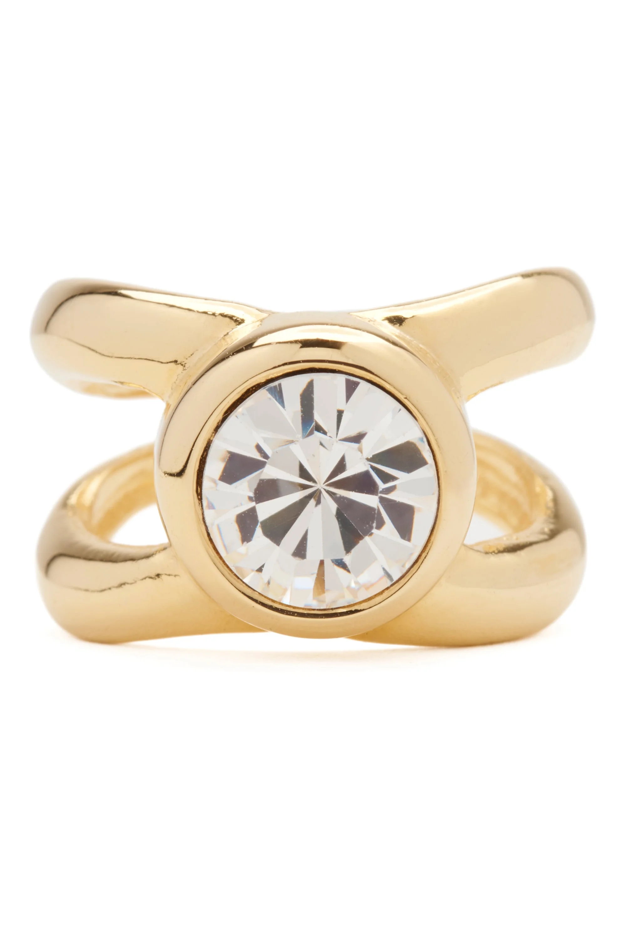 GOLD CLEAR CULLEN RING - 1