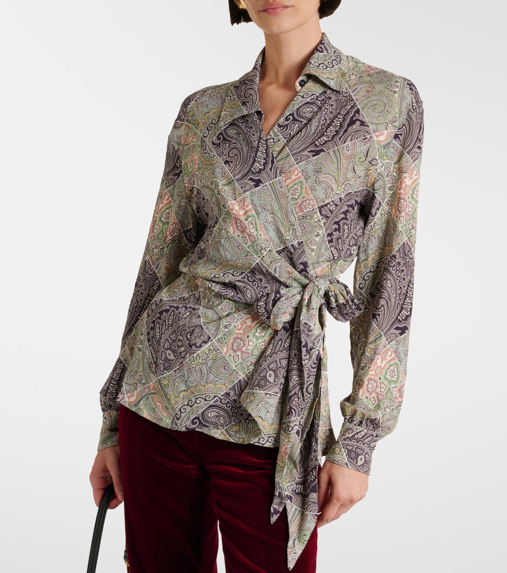 Printed wrap top - 6