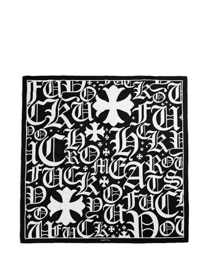 cross logo scarf 1
