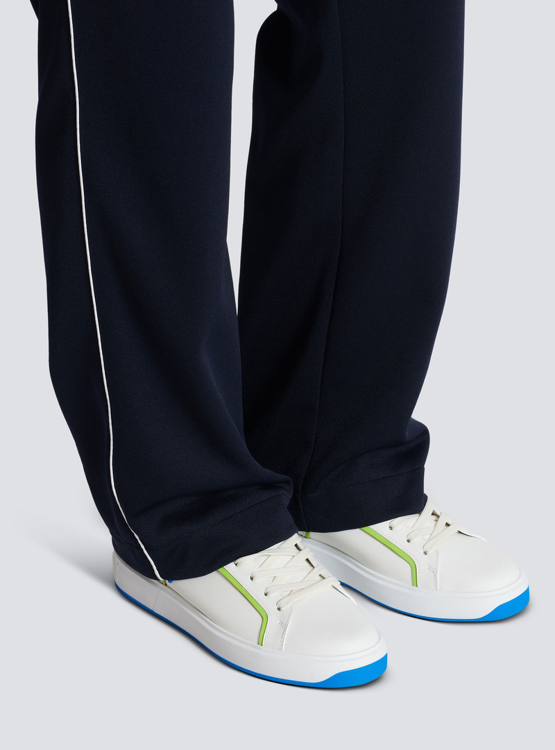B-Court smooth leather trainers 9