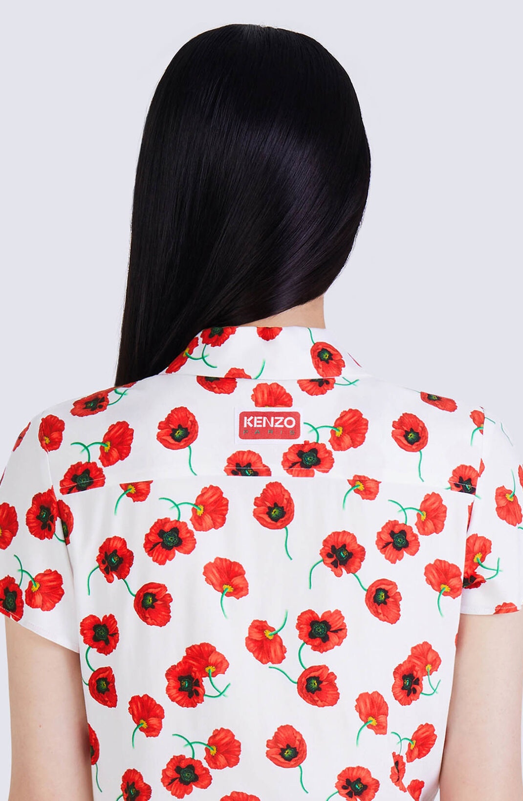 'KENZO Poppy' tie shirt - 8