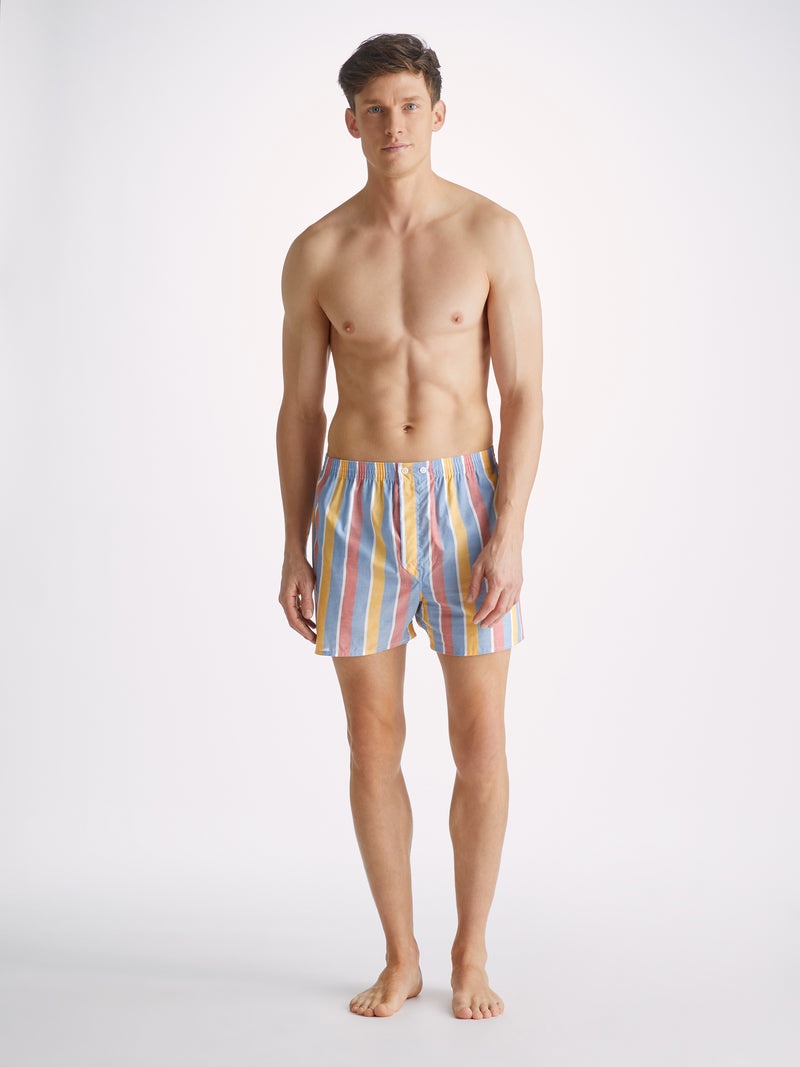 Men's Classic Fit Boxers Amalfi 19 Cotton Batiste Multi - 3