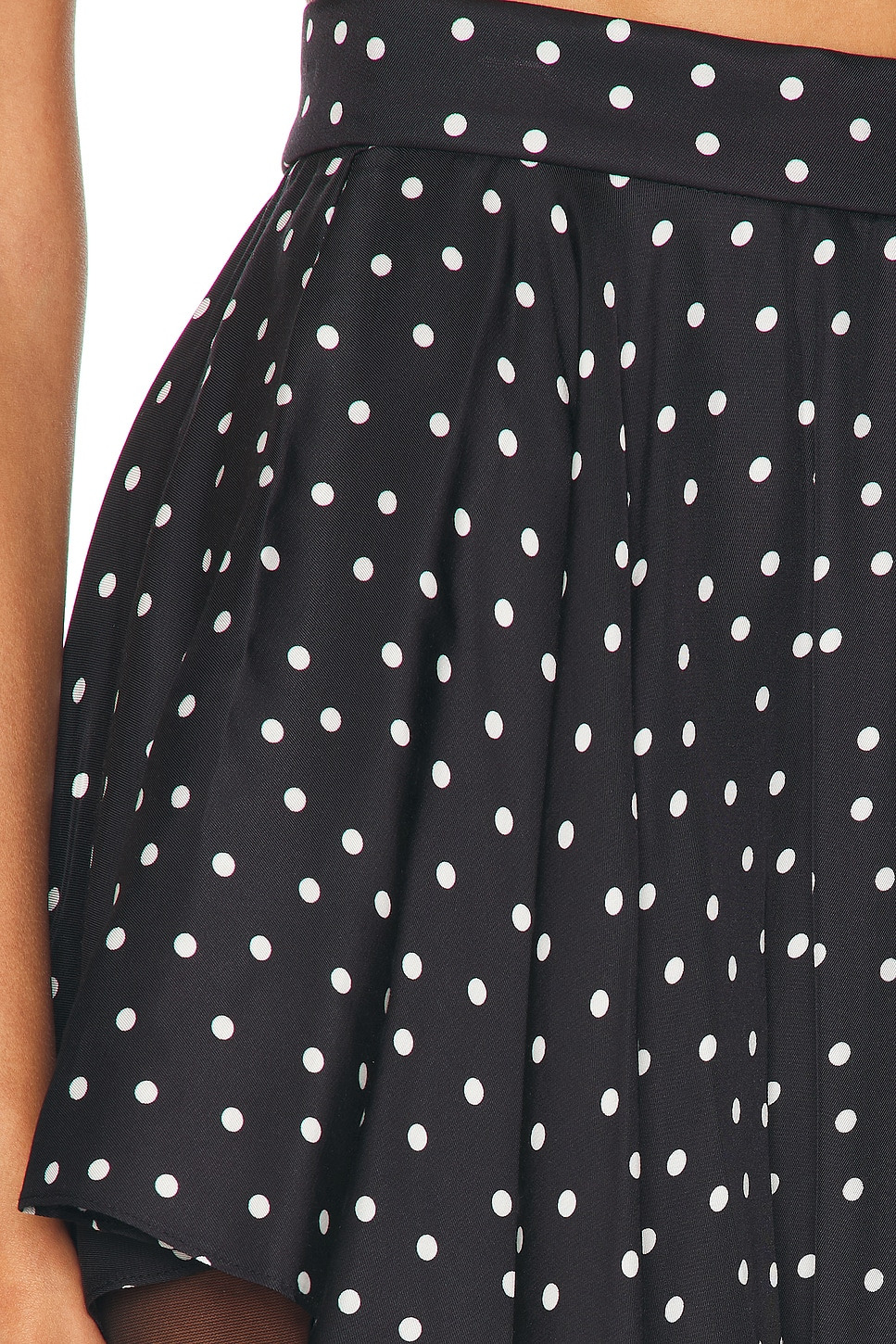 Polka Dot Mini Skirt - 6