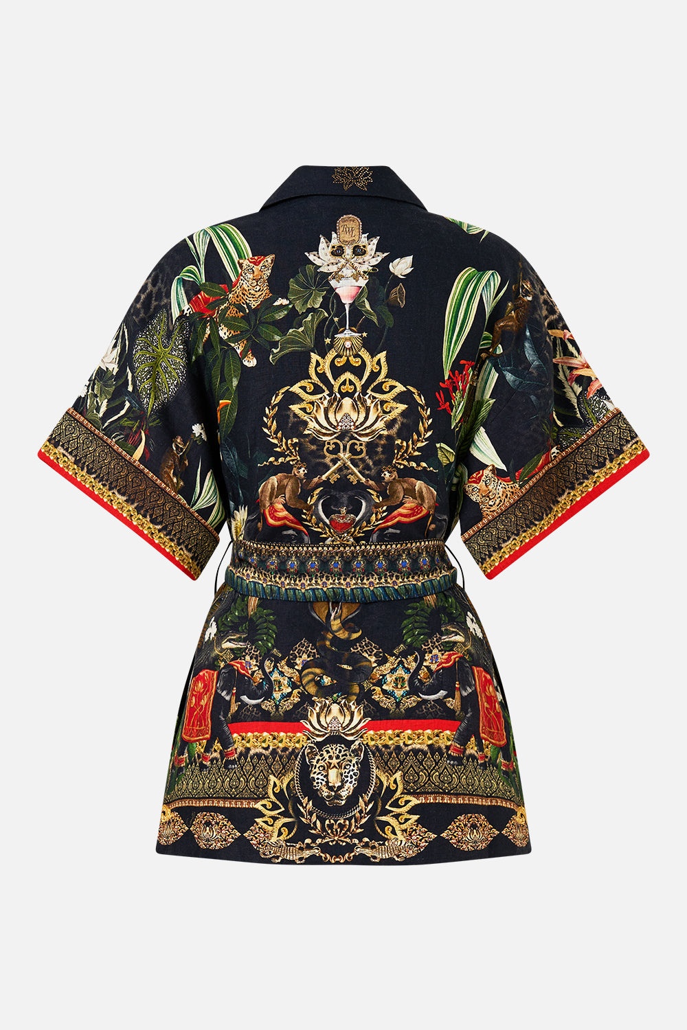 DOUBLE BREASTED SHORT SLEEVE JACKET - 9