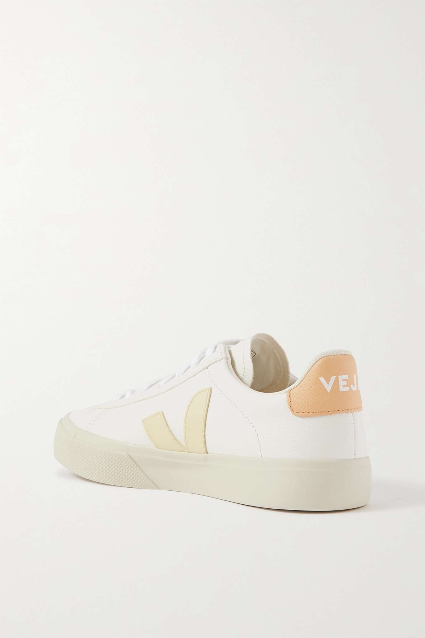 Campo rubber-trimmed leather sneakers - 6