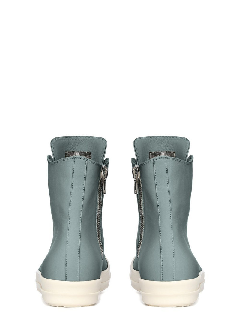 lace-up leather high-top sneakers 4